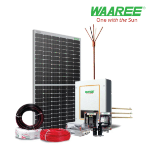 3 kw waaree solar on grid solar system